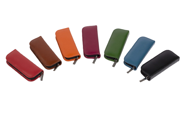 Mini Globuli Etui Rindleder für 20 Gläser in 7 Farben