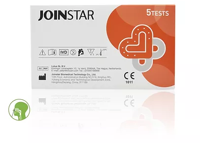 5er Packung Joinstar COVID-19 Antigen-Schnelltest für Laien