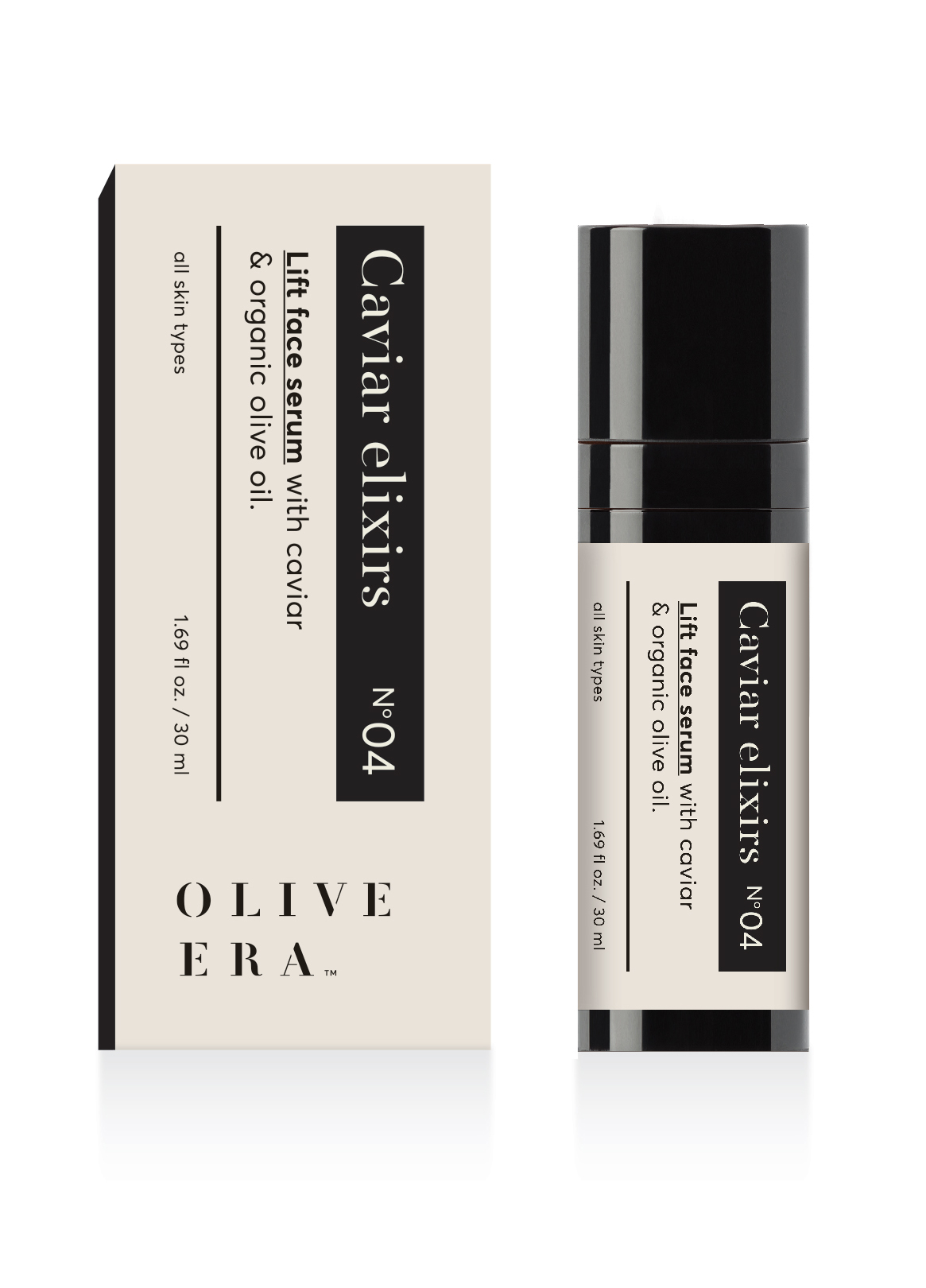 Lift Face Serum mit Caviar Elixir & organischem Olivenöl
