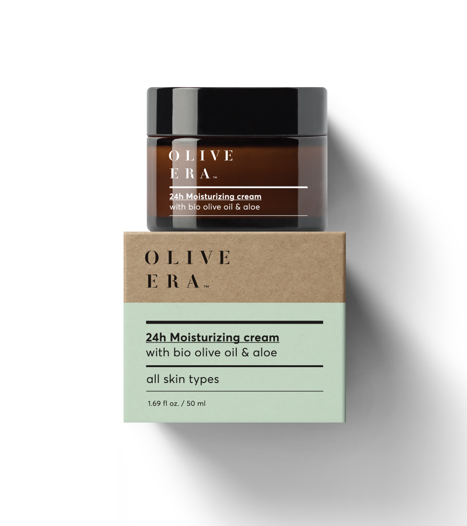 24h Moisturizing Cream mit naturreinem Olivenöl, Vitamin E  & Aloe Vera  50ml