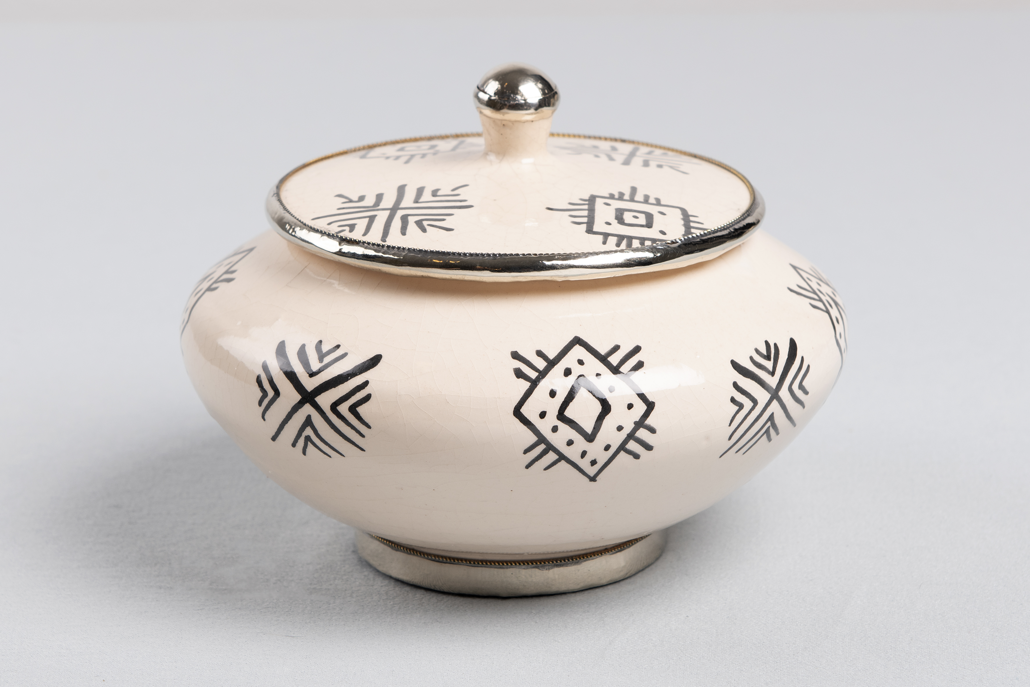 Keramik Dose Berberstil