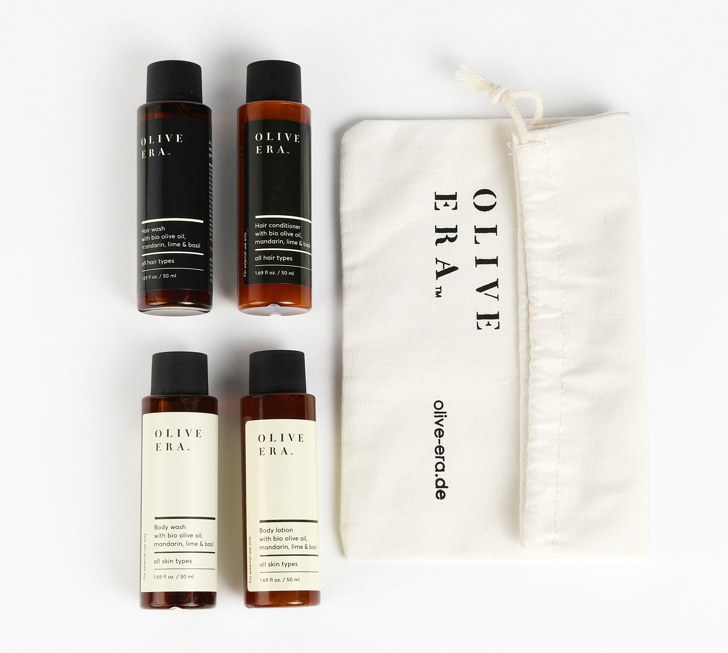Travel Set Olive Era | 4x35ml Mountain Tea oder 4x50ml Mandarine