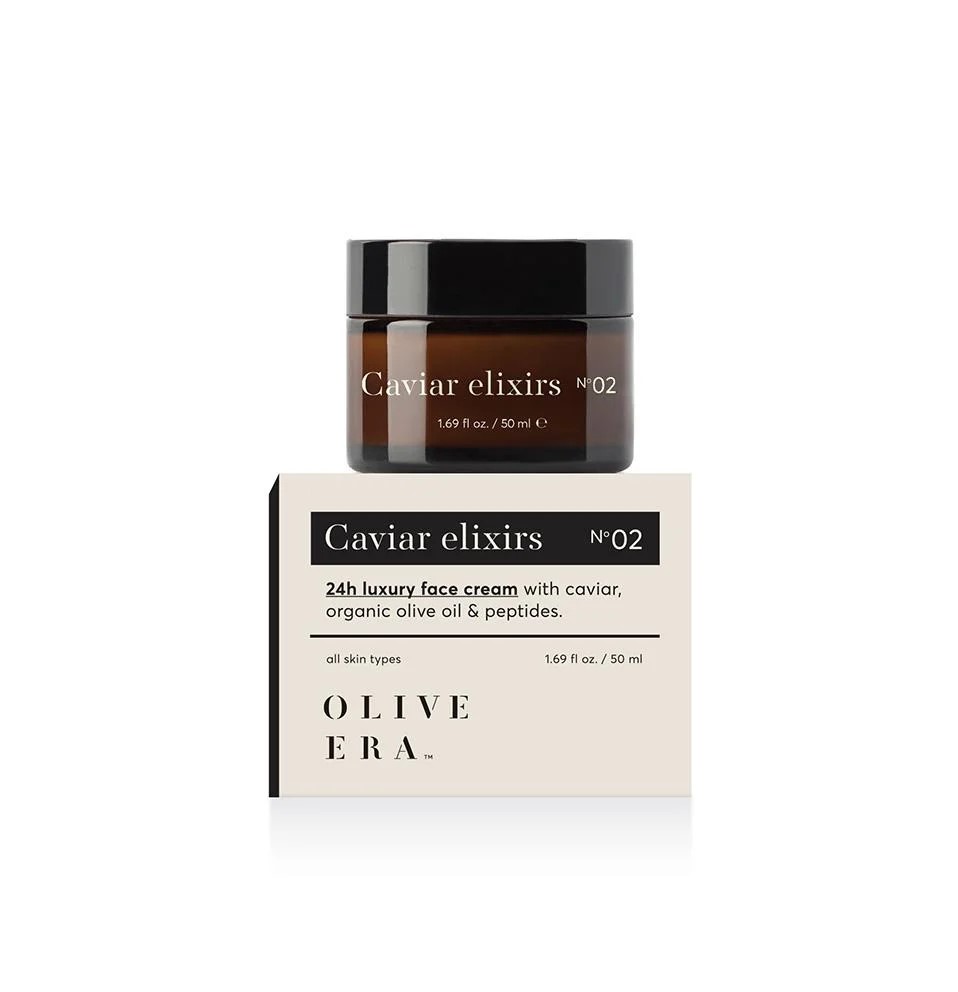 24h Luxus-Gesichtscreme Kaviar & Peptide 50ml | Olive Era