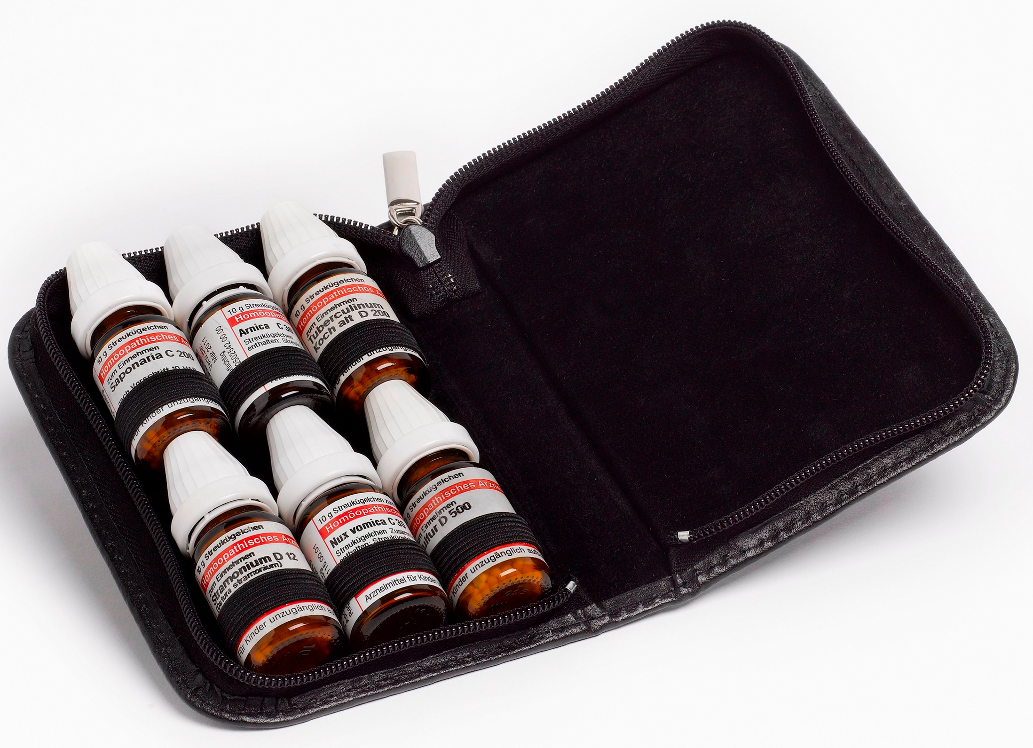 Hausapotheke für 6 DHU/Spagyra Flaschen, 10ml Flaschen Öle, Essenzen oder Flüssigkeiten