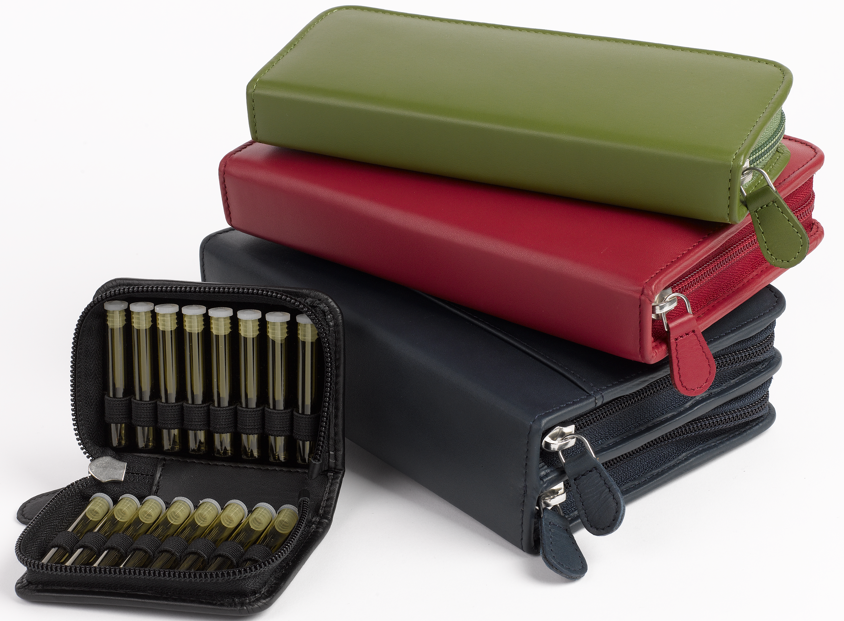 Globuli Tasche | Homöopathie |Globuli Etui Taschenapotheke |Rindleder  (ohne Gläser)